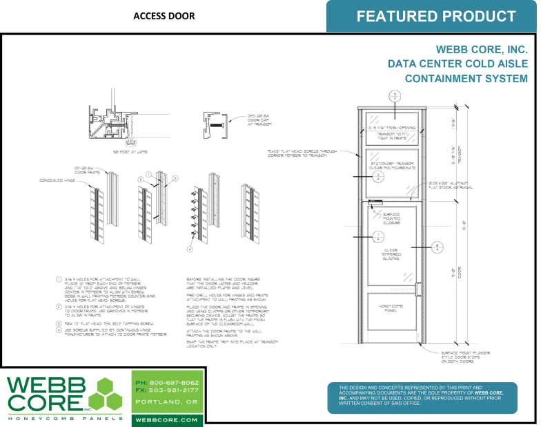 Webb Core – Honeycomb Panels